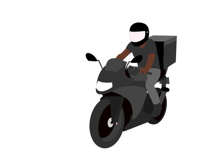 摩托车配送插图